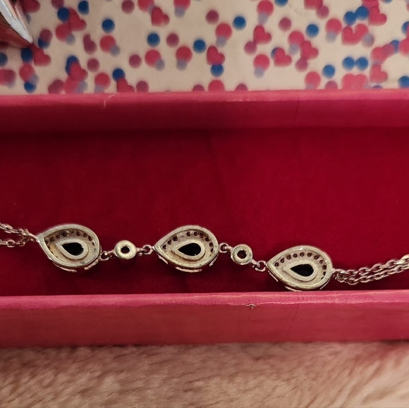 Sterling Silver Sapphire Bracelet - Picture 4 of 4